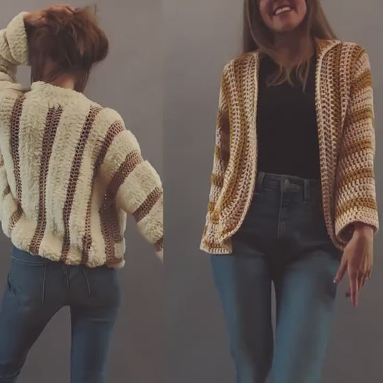Crochet Jacket Pattern - Darling - Size Inclusive