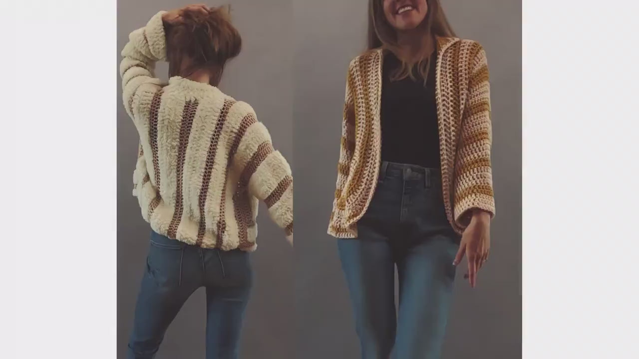 Crochet Jacket Pattern - Darling - Size Inclusive