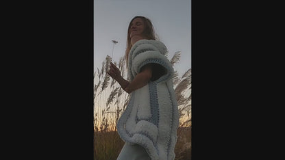 Crochet Jacket Pattern - Darling 3-in-1
