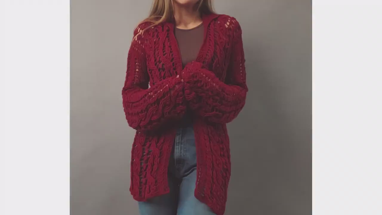 Crochet Jacket Pattern - Windward – Mermaidcat Designs