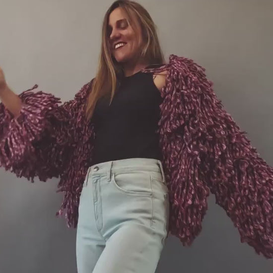 Crochet Jacket Pattern - Shag