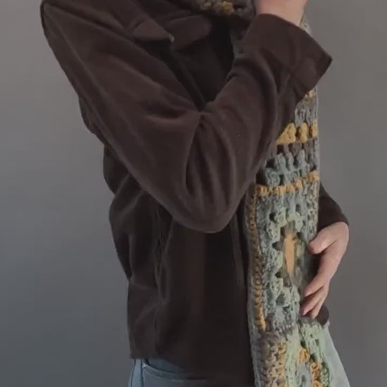 Crochet Scarf Pattern - Granny -