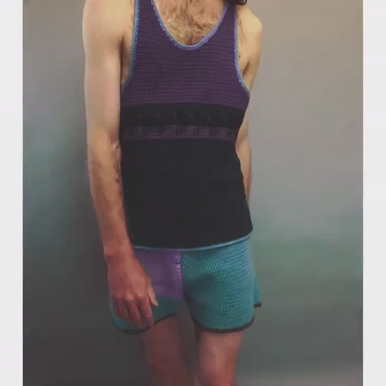 Men Crochet Shorts Pattern - Mystery - Shorts Pattern Summer Crochet Tutorial For Men PDF Instructions Instant Download
