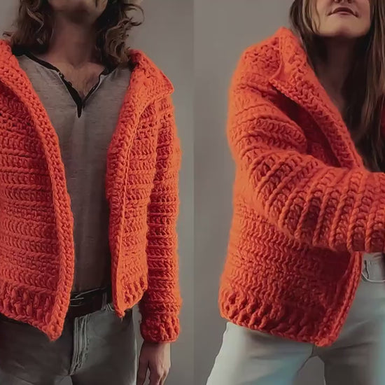 Crochet Jacket Pattern - Cosmos - Unisex