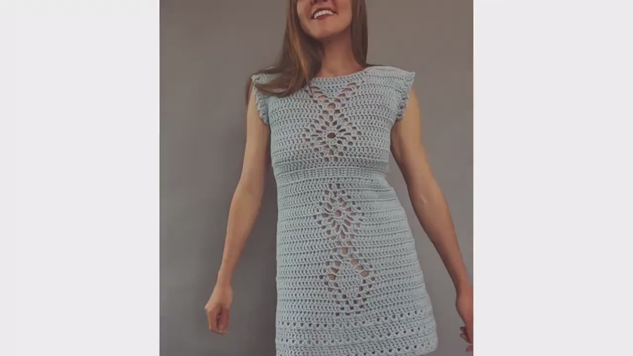 white christmas dresses Crochet Dress Pattern
