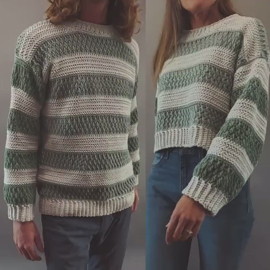 Crochet Sweater Pattern - Cozy - Unisex