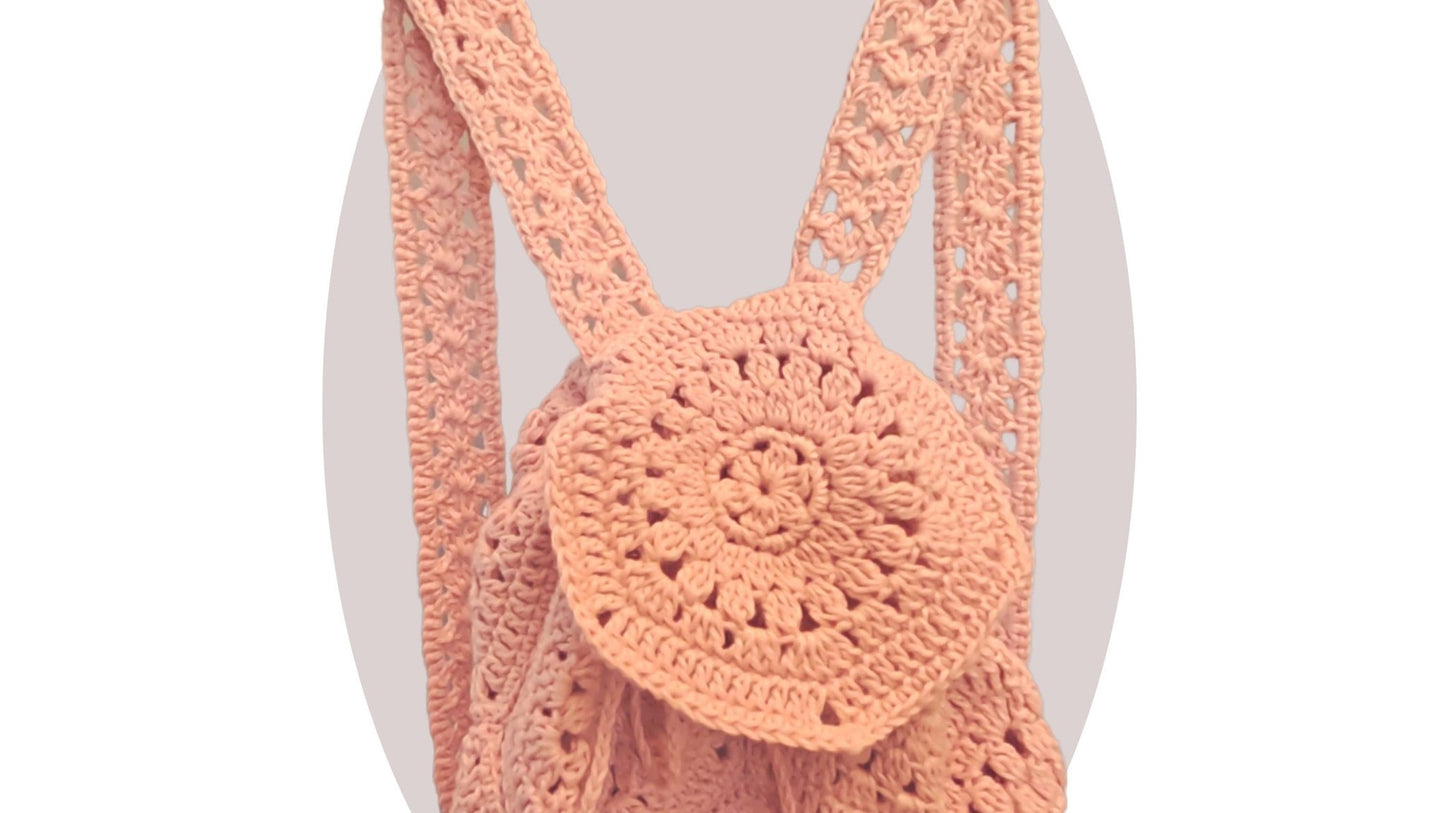 Crochet Backpack Pattern - Wanderlust - Mermaidcat Designs