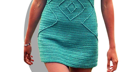 Crochet Dress Pattern - Jewel - Mermaidcat Designs