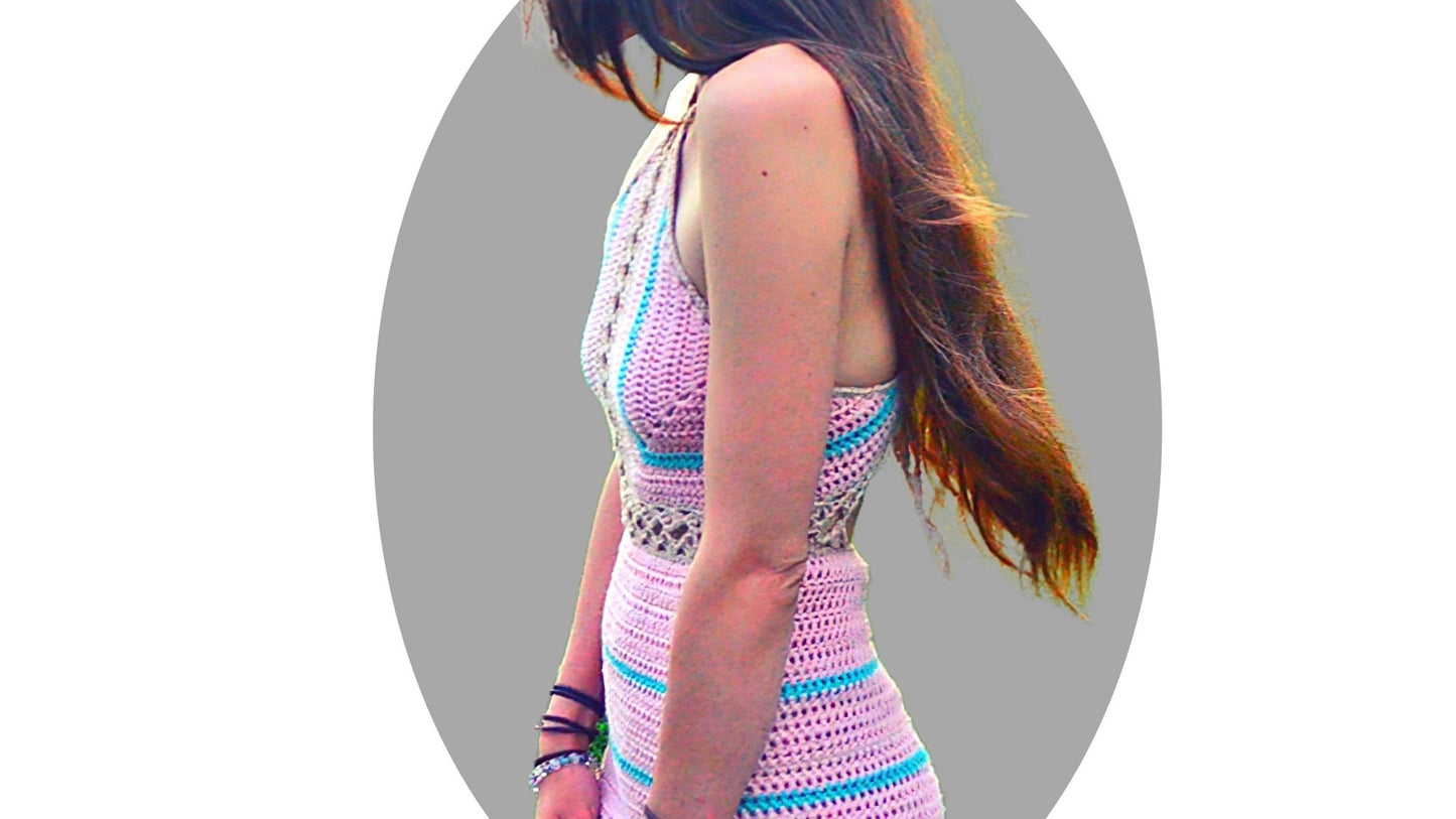 Crochet Dress Pattern - Light - Mermaidcat Designs