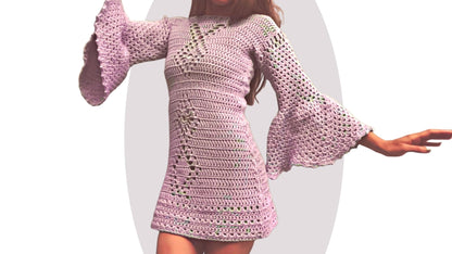 Crochet Dress Pattern - Particle - Mermaidcat Designs