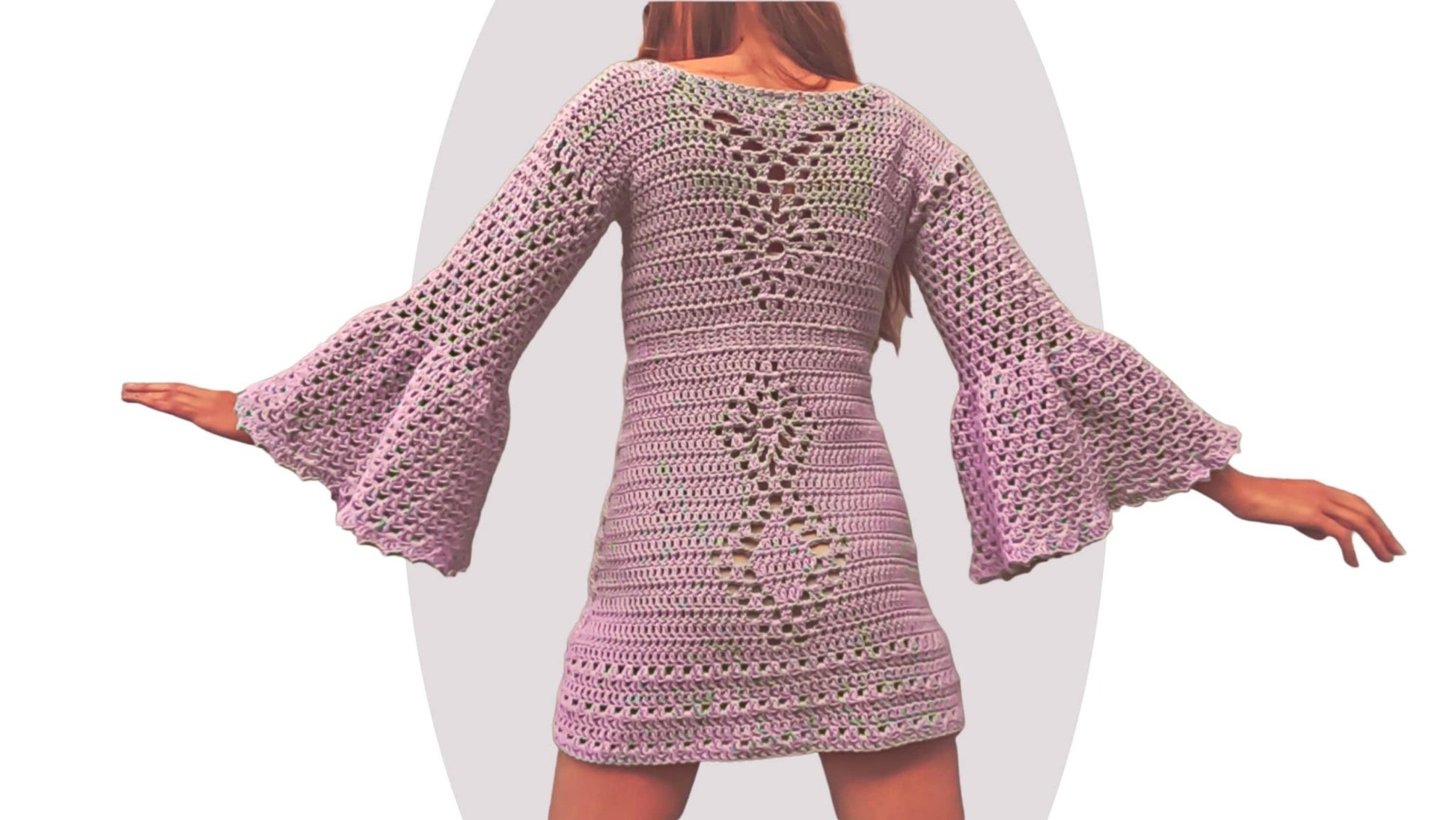 Crochet Dress Pattern - Particle - Mermaidcat Designs
