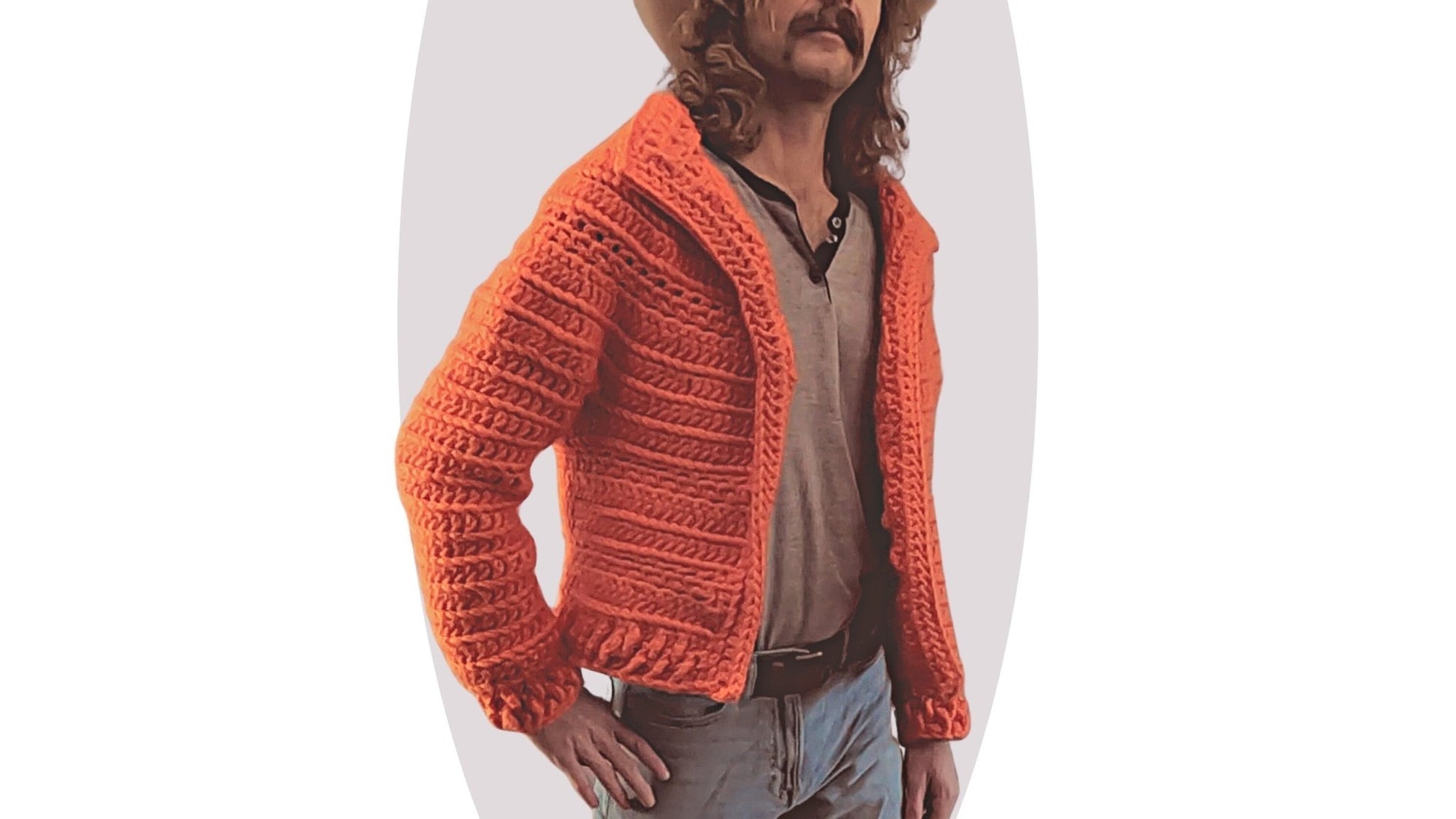 Crochet Jacket Pattern - Cosmos - Unisex - Mermaidcat Designs