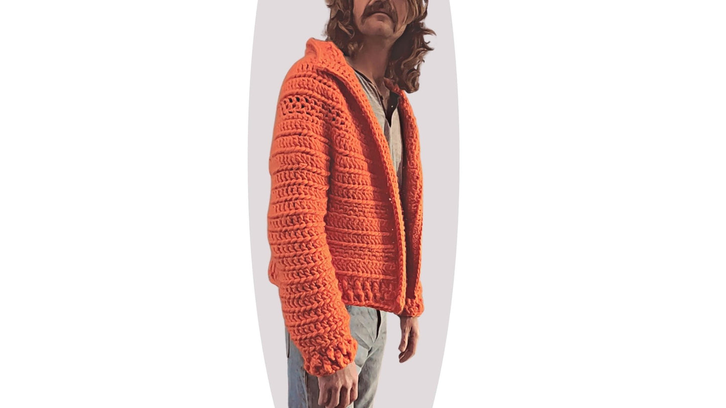 Crochet Jacket Pattern - Cosmos - Unisex - Mermaidcat Designs