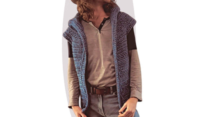 Crochet Jacket Pattern - Cosmos - Unisex - Mermaidcat Designs
