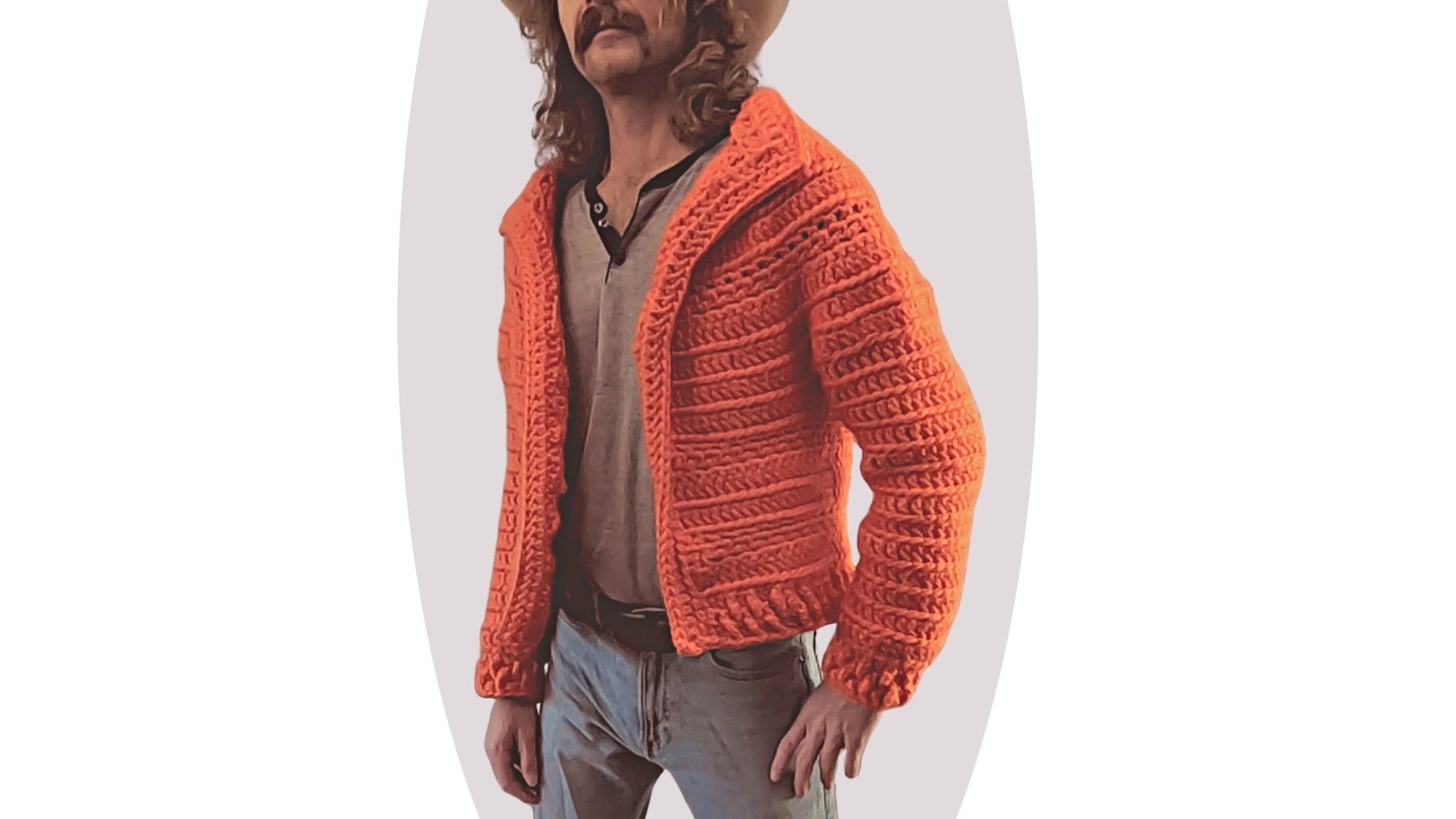 Crochet Jacket Pattern - Cosmos - Unisex - Mermaidcat Designs