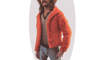Crochet Jacket Pattern - Cosmos - Unisex - Mermaidcat Designs