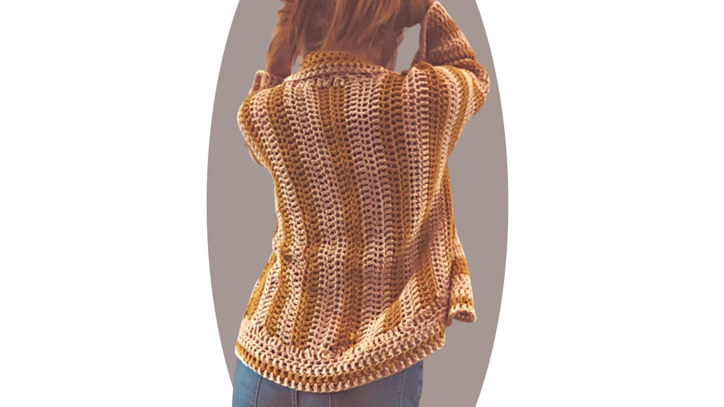 Crochet Jacket Pattern - Darling 3-in-1 - Mermaidcat Designs