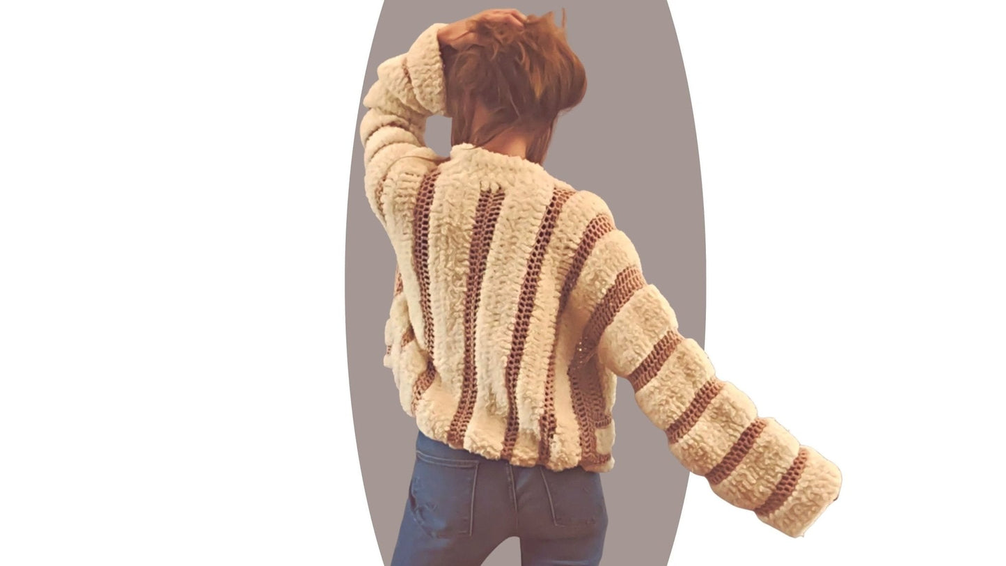 Crochet Jacket Pattern - Darling 3-in-1 - Mermaidcat Designs