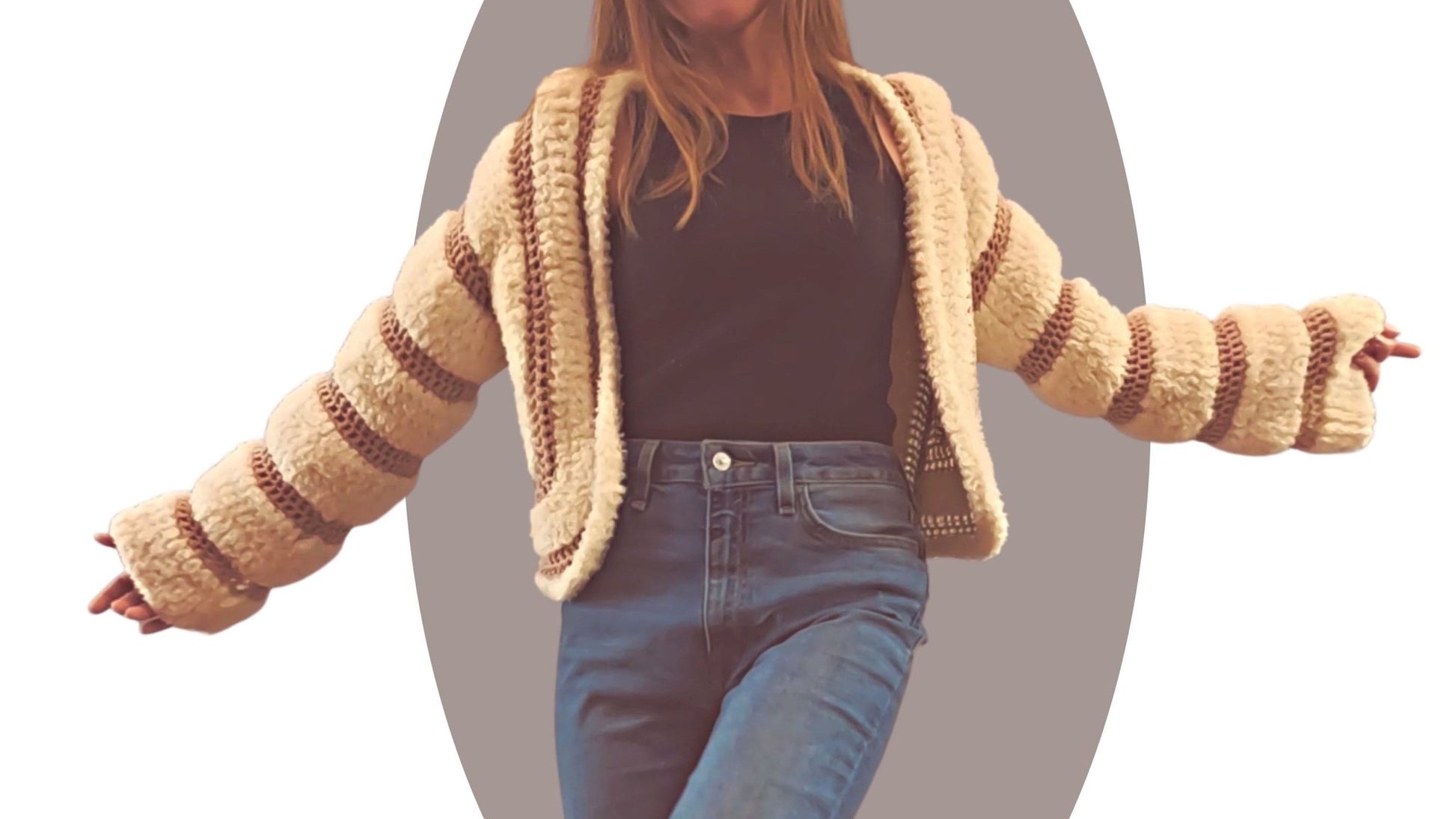 Crochet Jacket Pattern - Darling - Mermaidcat Designs