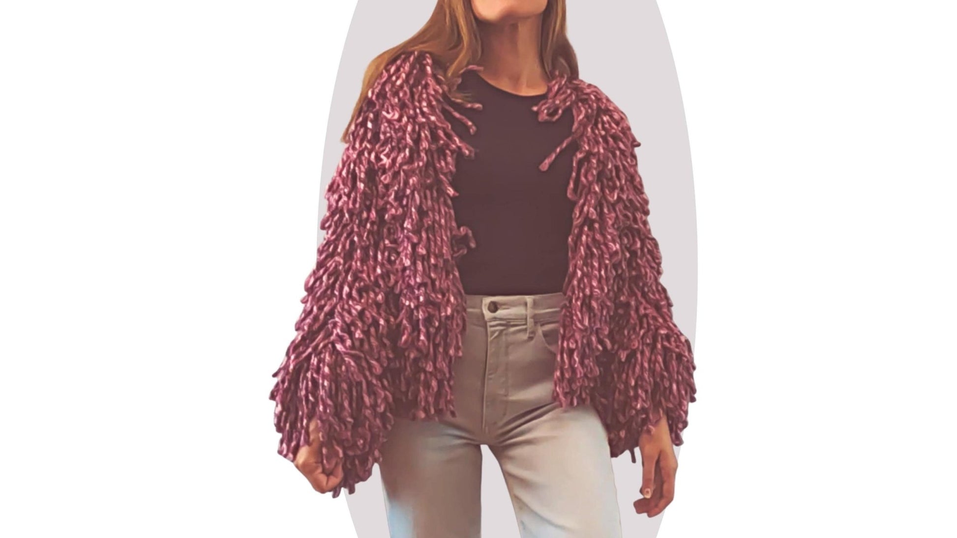 Crochet Jacket Pattern - Shag - Mermaidcat Designs