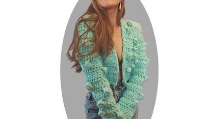 Crochet Jacket Pattern - Stars - Mermaidcat Designs