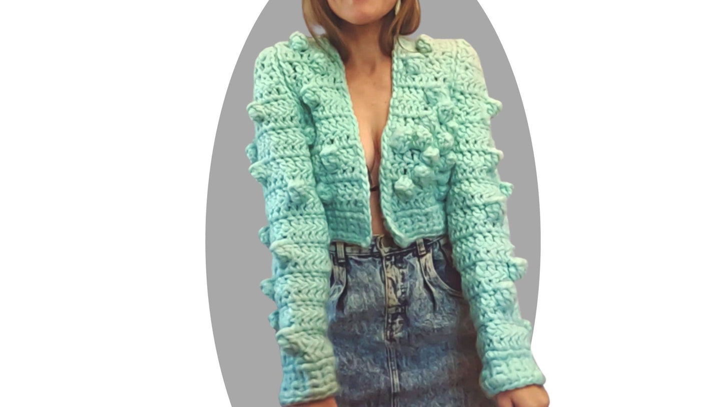 Crochet Jacket Pattern - Stars - Mermaidcat Designs