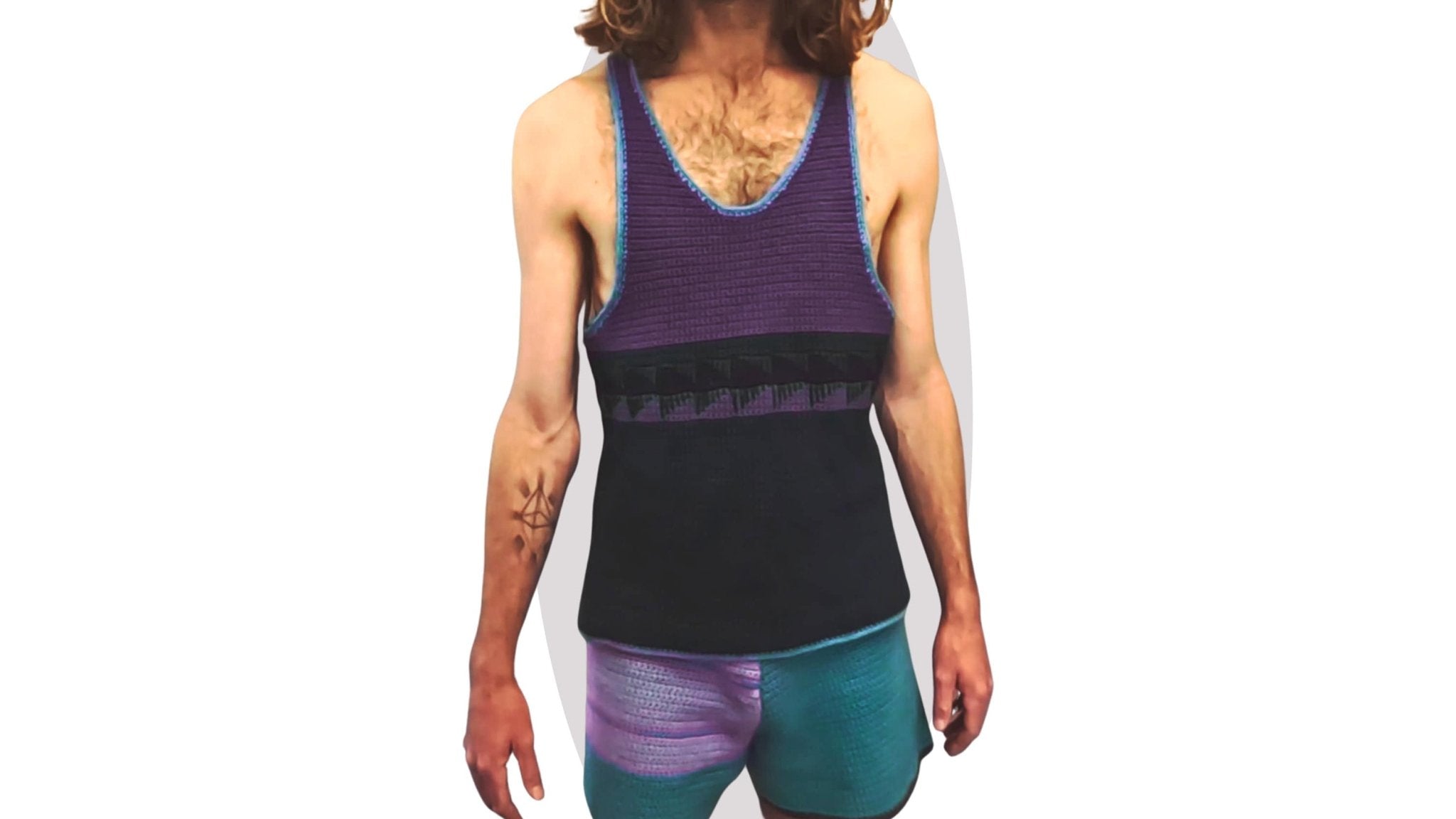 Crochet Mens Top Pattern - Wanderer – Mermaidcat Designs