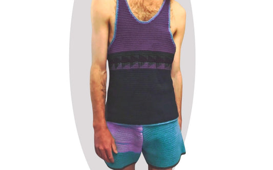 Crochet Mens Top Pattern - Wanderer - Mermaidcat Designs