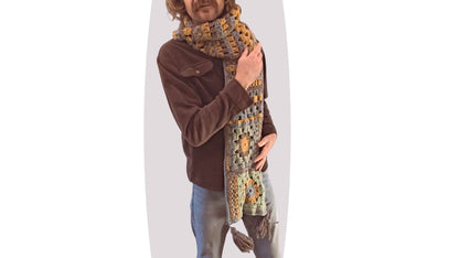 Crochet Scarf Pattern - Granny - Mermaidcat Designs