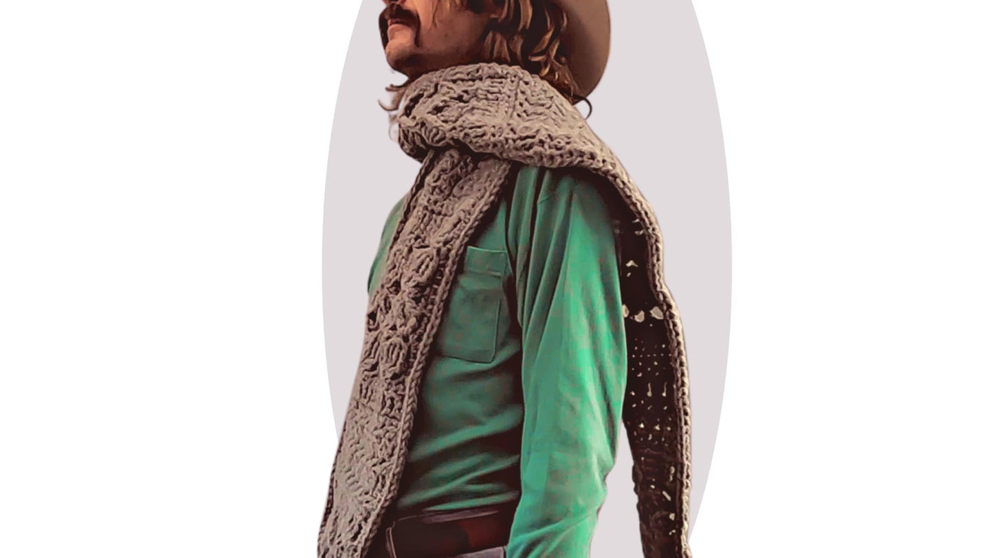 Crochet Scarf Pattern - Seaside - Mermaidcat Designs