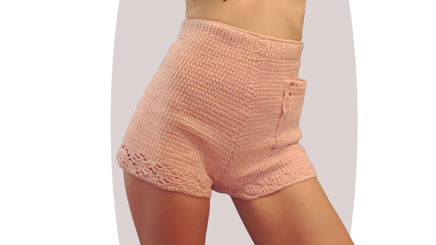 Crochet Shorts Pattern - Bliss - Mermaidcat Designs
