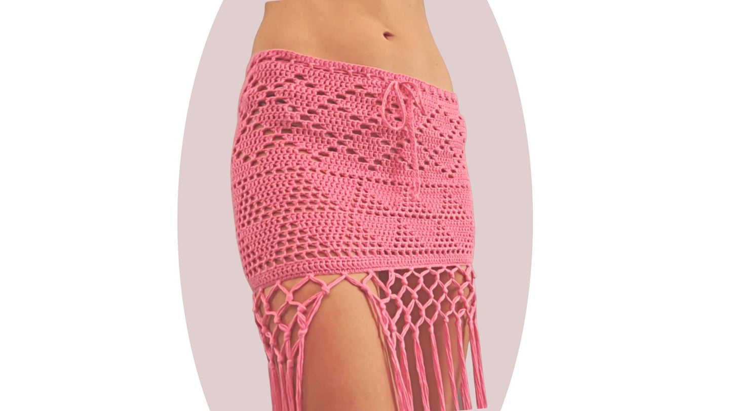 Crochet Skirt + Bandeau Pattern Set - Celestine - Mermaidcat Designs