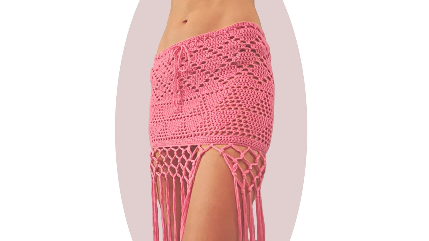 Crochet Skirt + Bandeau Pattern Set - Celestine - Mermaidcat Designs
