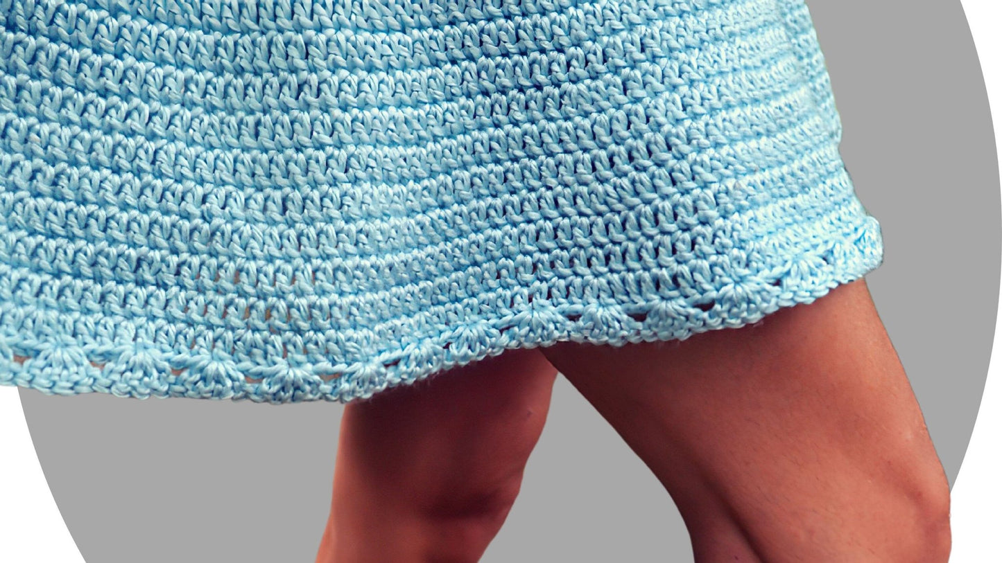 Crochet Skirt Pattern - Air - Mermaidcat Designs