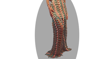 Crochet Skirt Pattern - Sea Grass - Mermaidcat Designs