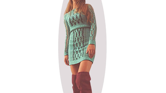 Crochet Skirt + Sweater Pattern - Magic - Mermaidcat Designs