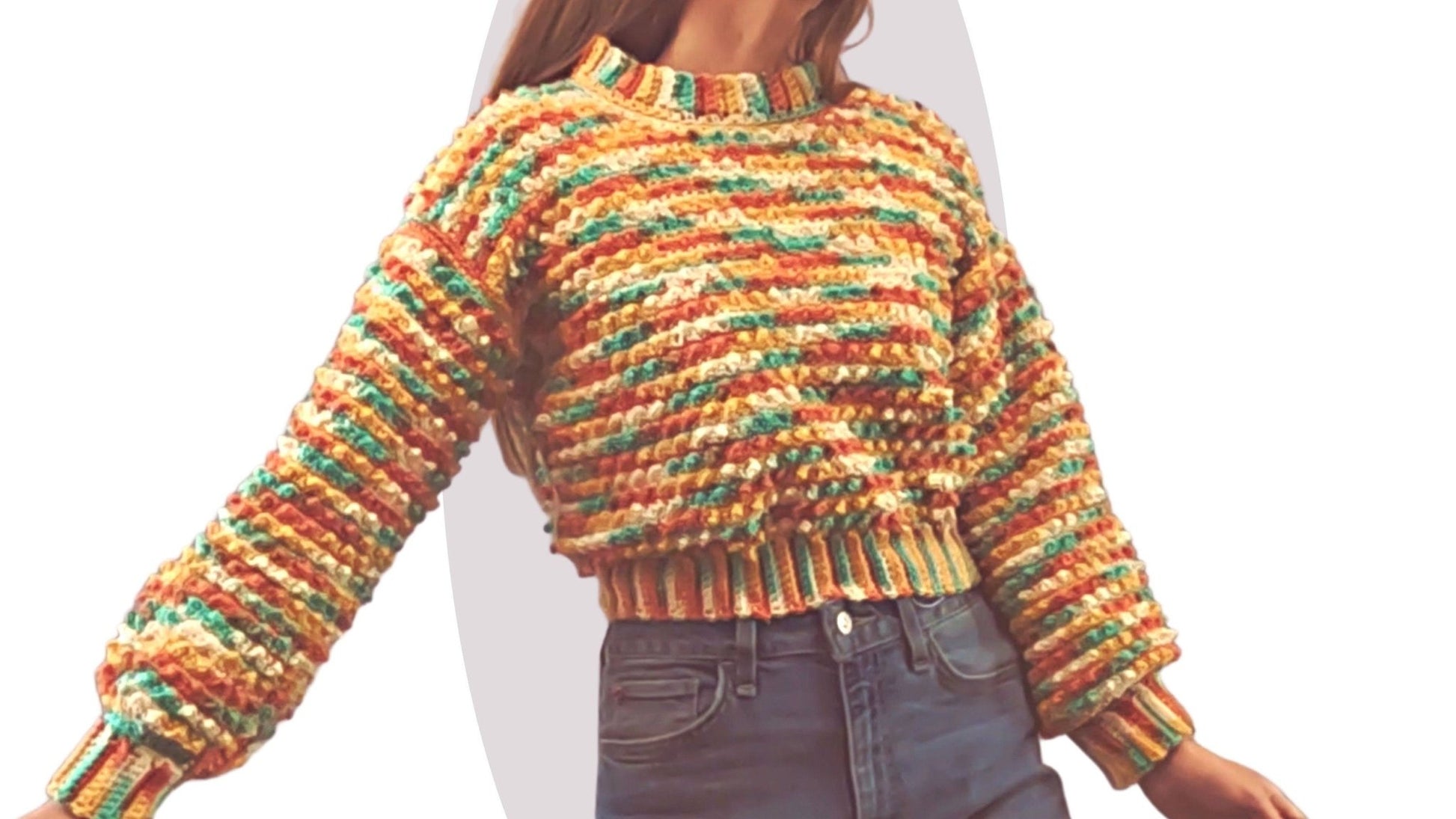 Crochet Sweater Pattern - Allium - Mermaidcat Designs