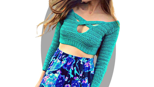 Crochet Sweater Pattern - Apex - Mermaidcat Designs