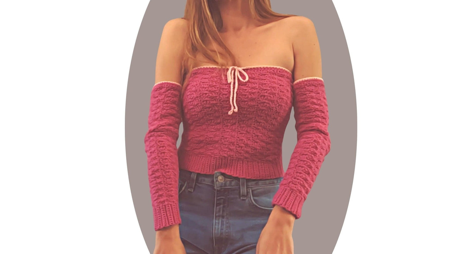 Crochet Sweater Pattern - Breathless - Mermaidcat Designs