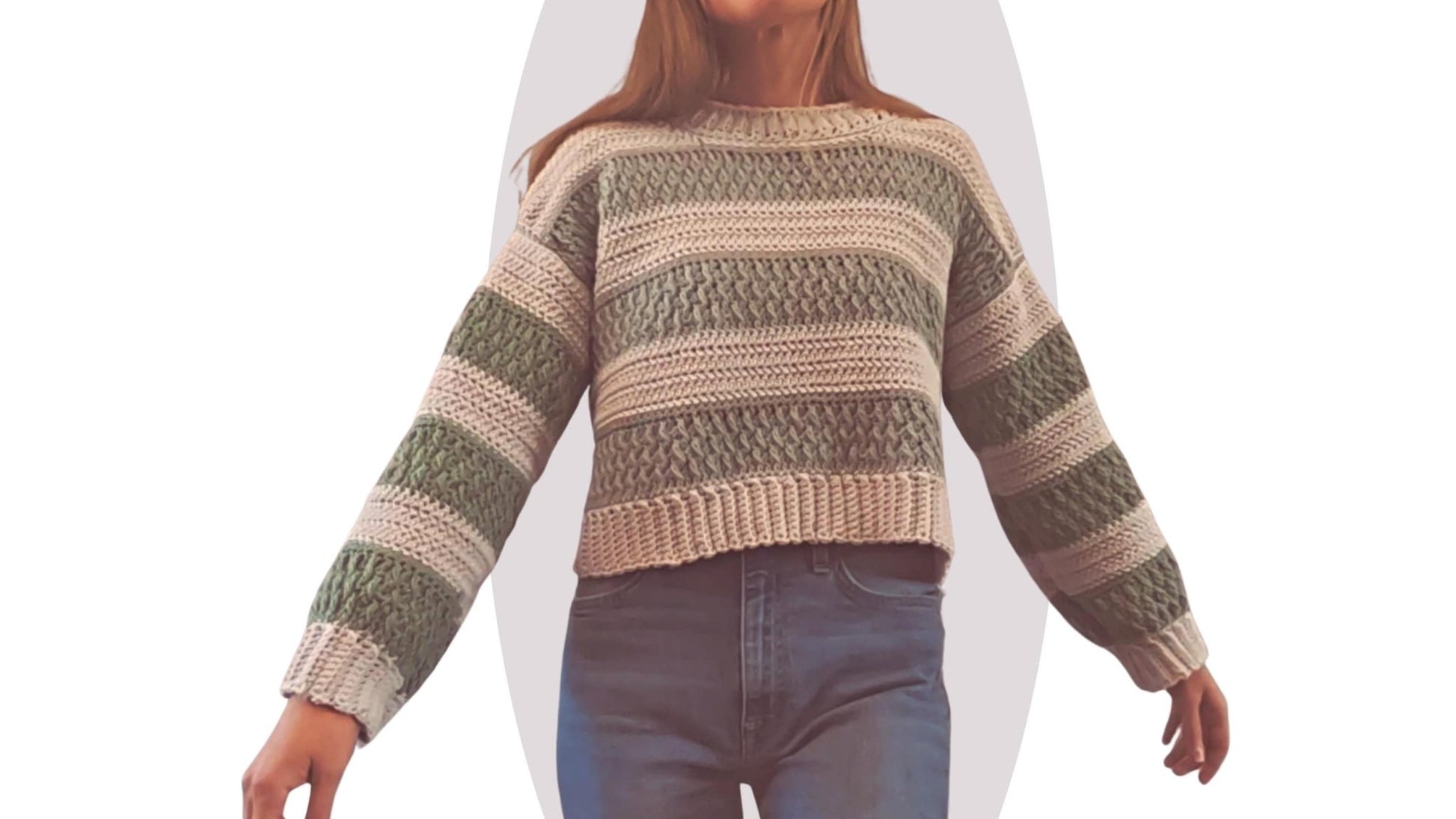 Crochet Sweater Pattern - Cozy - Unisex - Mermaidcat Designs