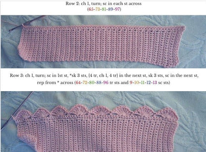 Crochet Sweater Pattern - Lust - Mermaidcat Designs