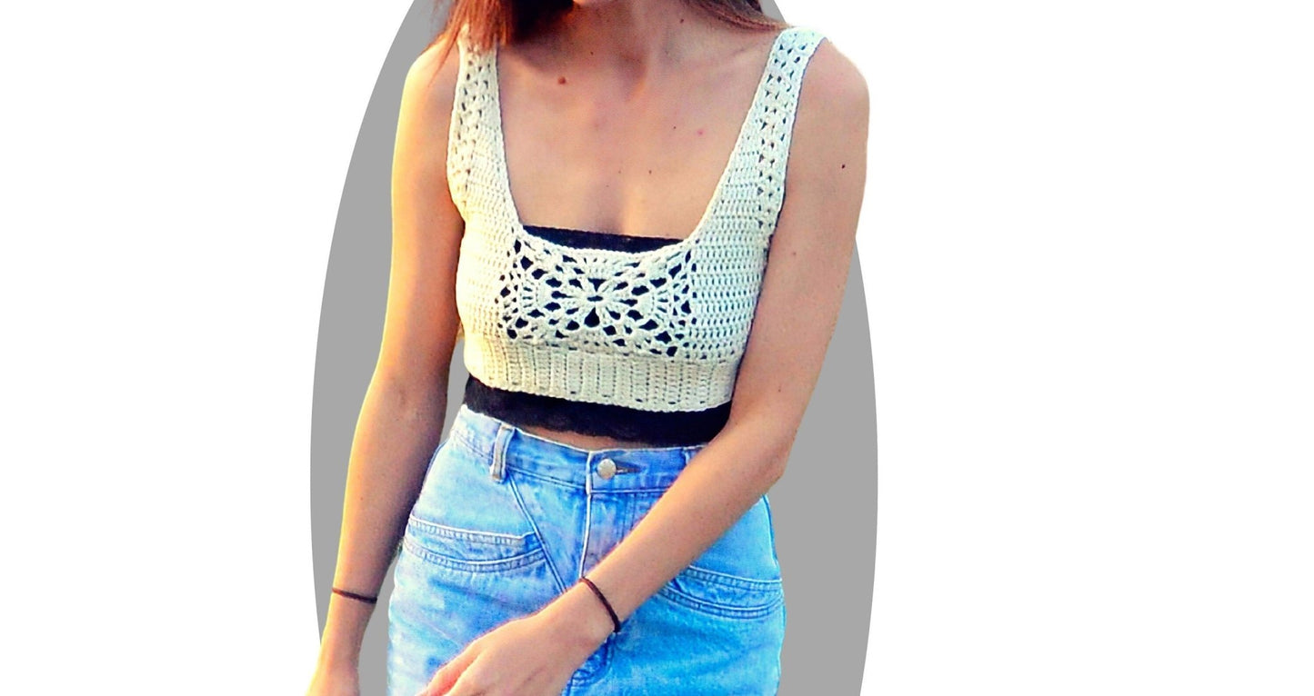 Crochet Top Pattern - Astral - Mermaidcat Designs