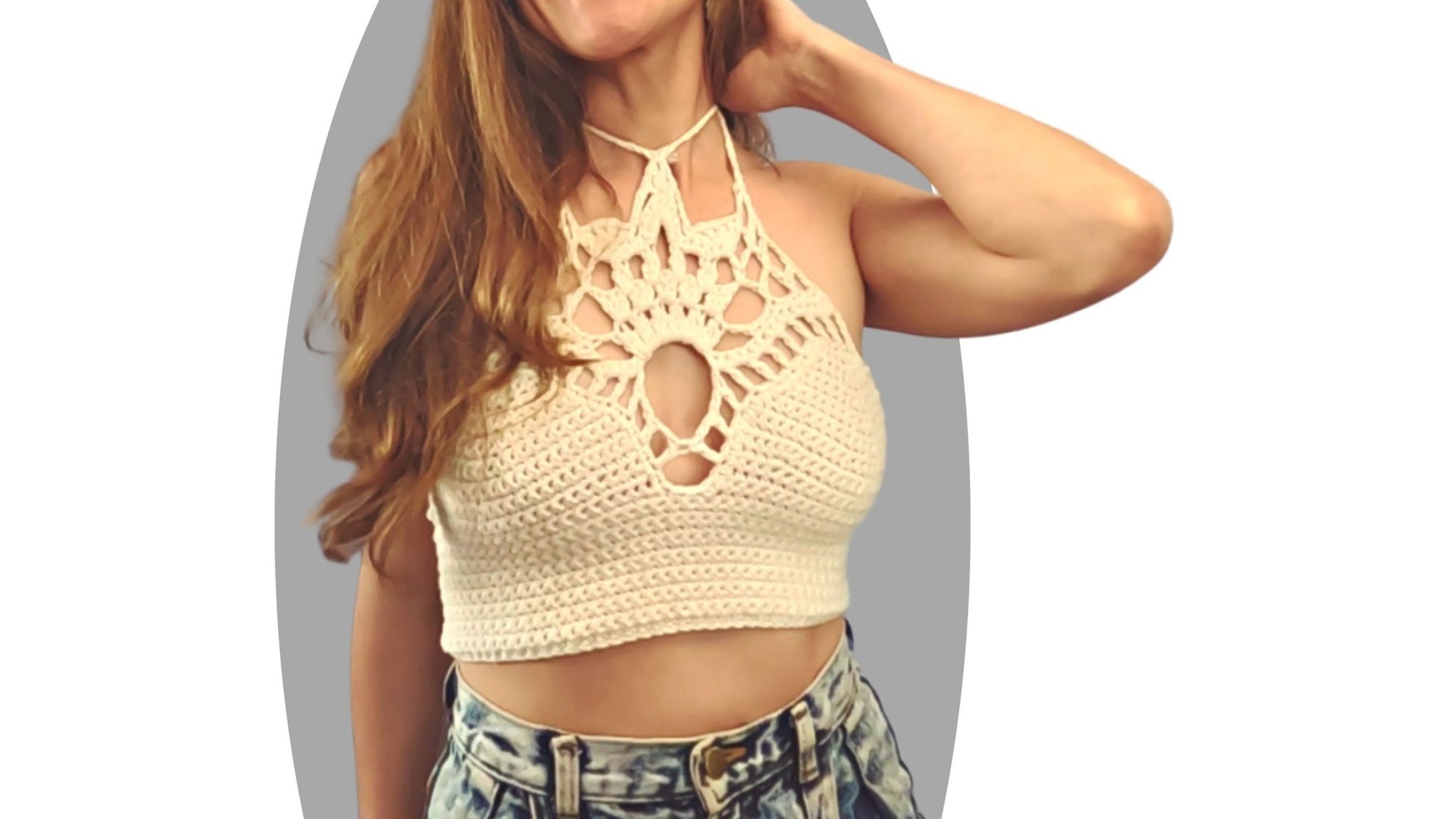 Crochet Top Pattern - Bastet - Mermaidcat Designs