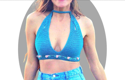 Crochet Top Pattern - Deva - Mermaidcat Designs