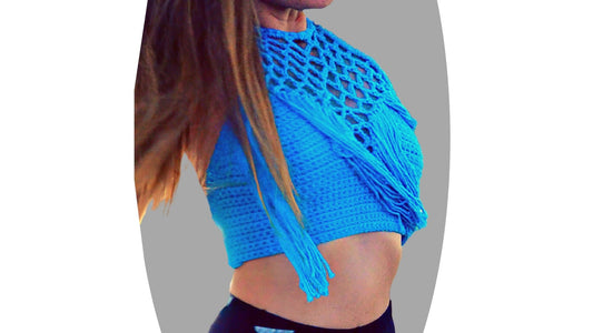 Crochet Top Pattern - Electric - Mermaidcat Designs