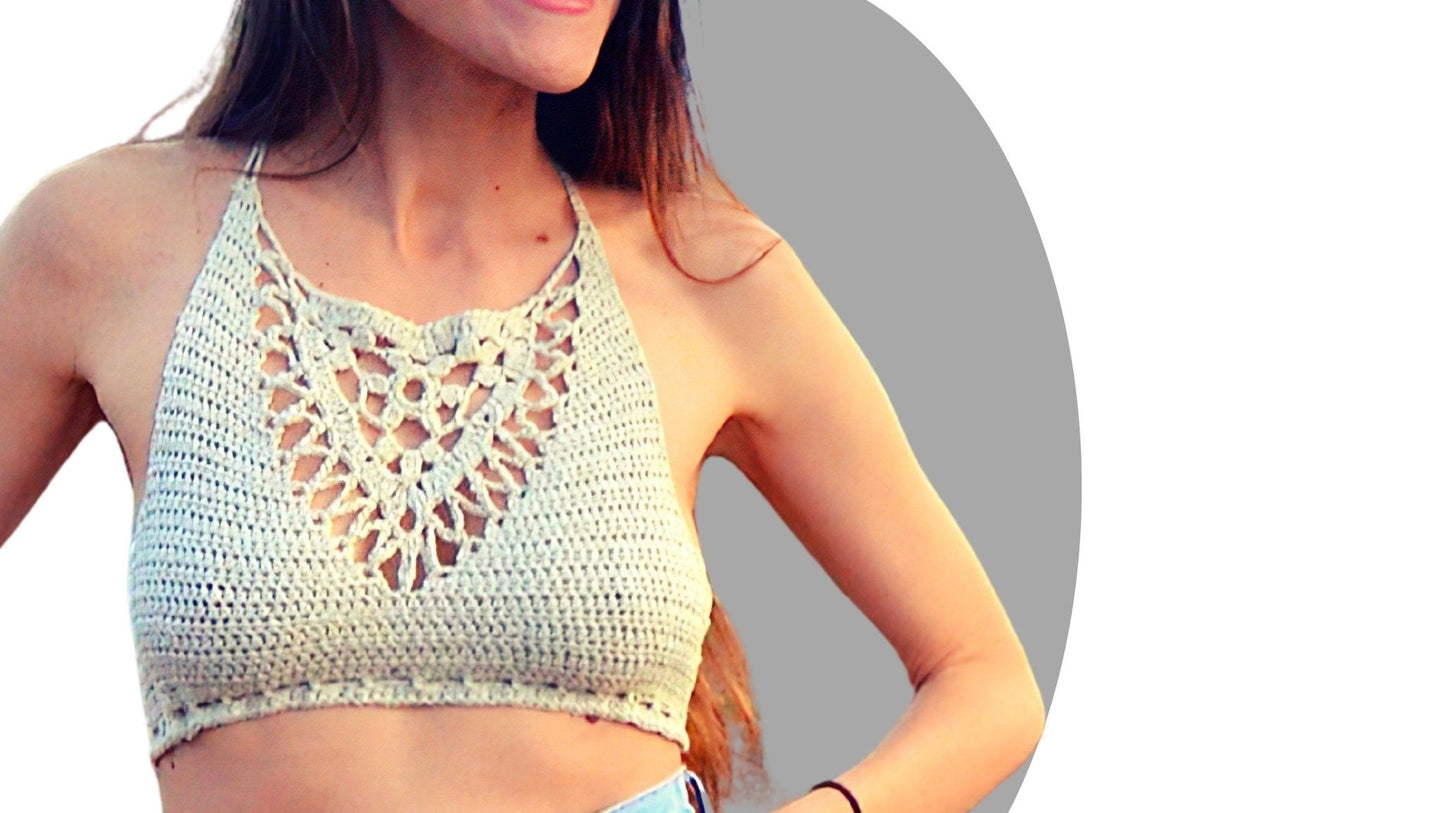 Crochet Top Pattern - Emma - Mermaidcat Designs