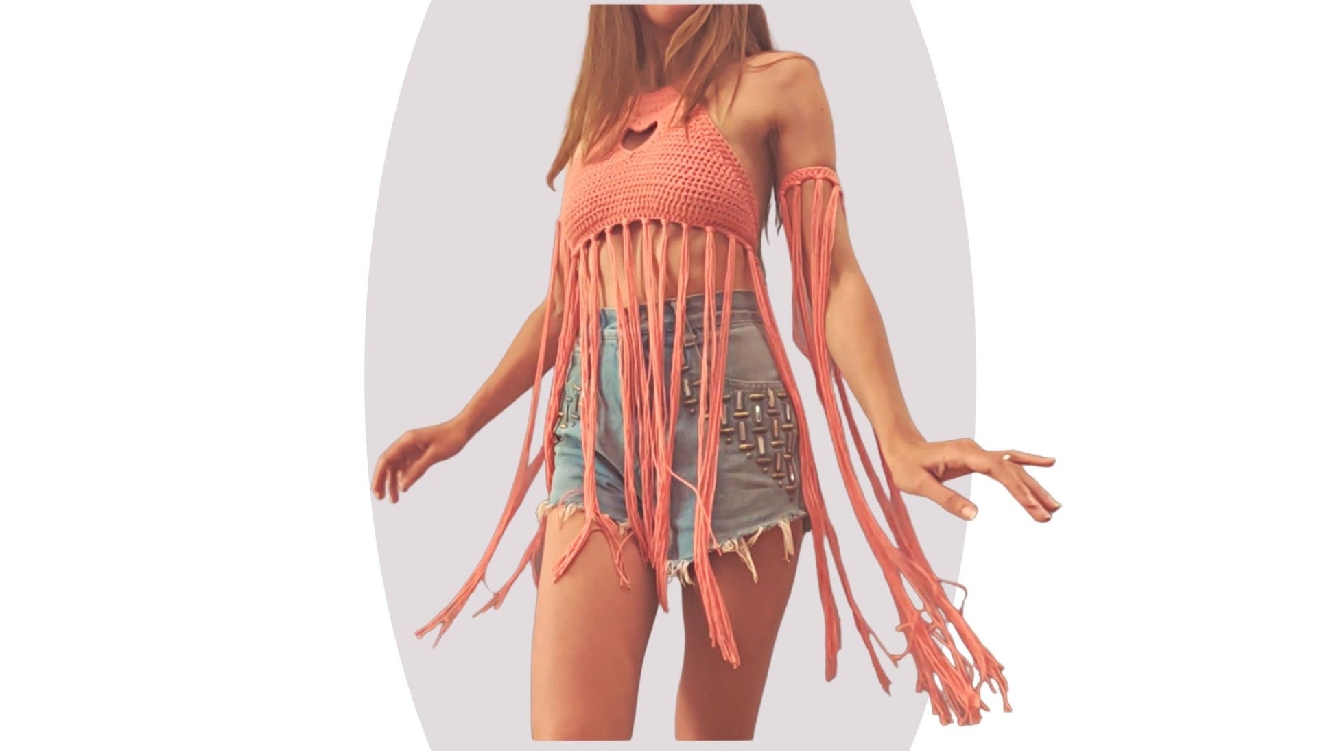Crochet Top Pattern - Heart Strings - Mermaidcat Designs
