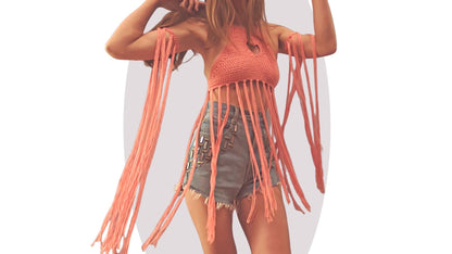Crochet Top Pattern - Heart Strings - Mermaidcat Designs
