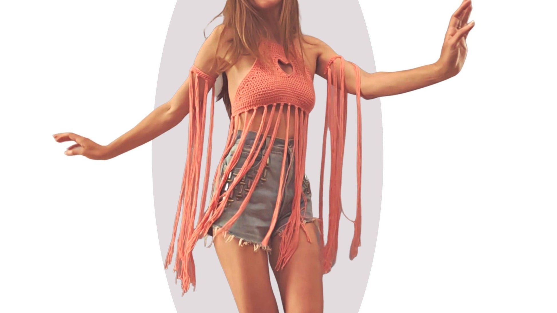 Crochet Top Pattern - Heart Strings - Mermaidcat Designs