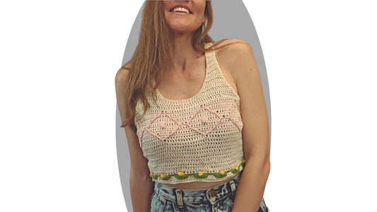 Crochet Top Pattern - Oracle - Mermaidcat Designs